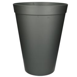 Kunststoff Vase grau D30cm H40cm 17l