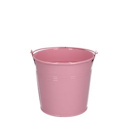 Zink Eimer rosa D12.5cm H11cm
