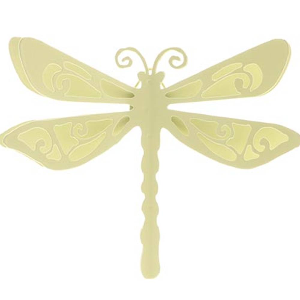 Wandaufhänger Libelle grün D18cm