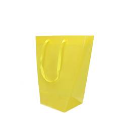 Tasche Clear gelb 24/11x26cm