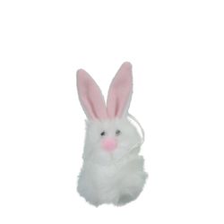 Hänger Kaninchen Fluffy weiss 10cm