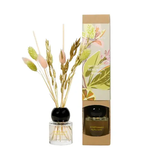 Duftstäbchen +Trockenblumen 50ml Bergamot Blossom