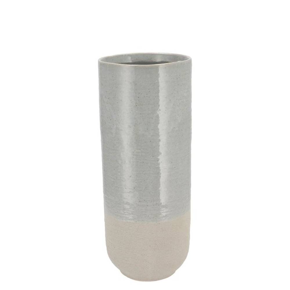 Keramik Vase Neva grau 14x14x20cm