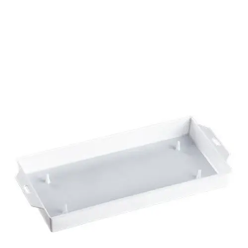 Kunststoff Schale weiss 12.5x11x02.5cm 