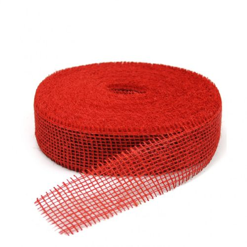 Band Jute rot 5cm 40m