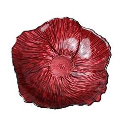 Keramik Schale Rania rot D25cm H07cm