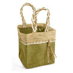 Tasche Mooréa grün 11x11x12.5cm Eco