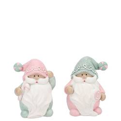 Deko Santa Candy mix rosa 08x07x11cm