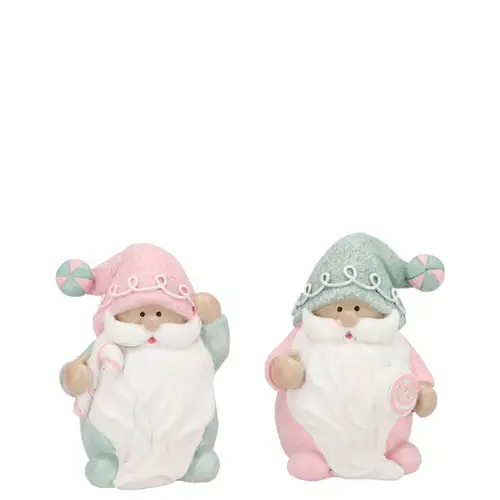 Deko Santa Candy mix rosa 08x07x11cm
