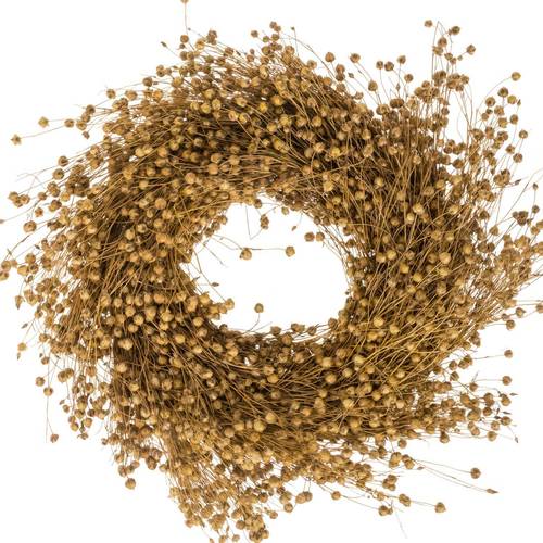 Kranz Flachs natur  D30cm