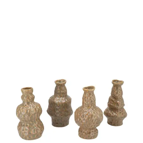 Keramik Vase Maysa mix grün 08x08x11cm