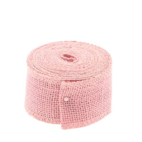 Band Jute rosa 50mm 5m