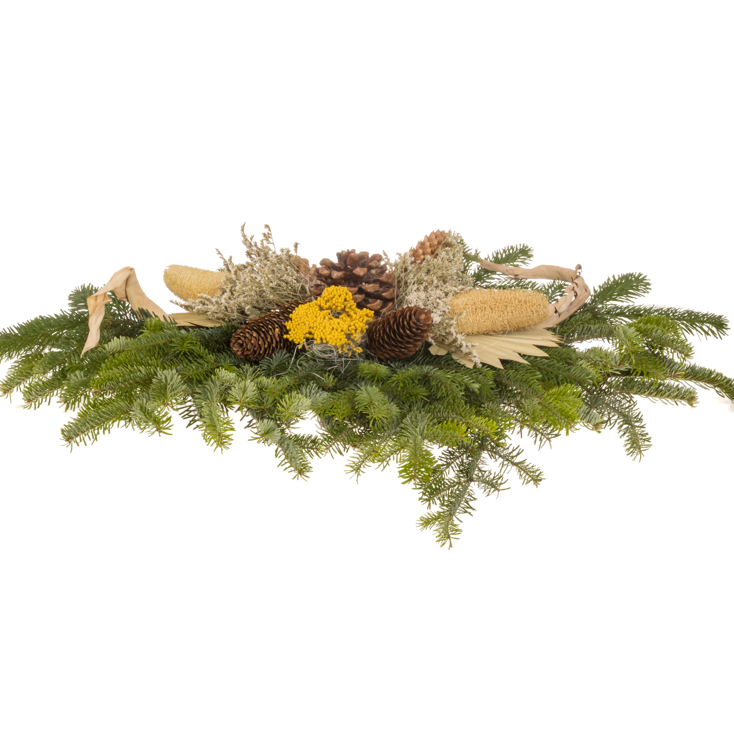 Grabdecke Natur NM Zapfen 45x80cm (3250)