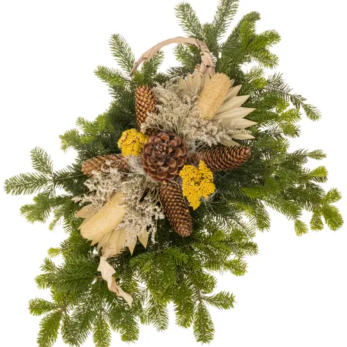 Grabdecke Natur NM Zapfen 45x80cm (3250)