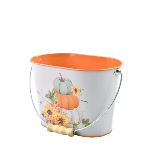 Zink Übertopf Arios orange 20x13x14.5cm 