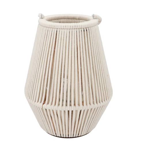 Laterne Cruz weiss 16x26x34cm