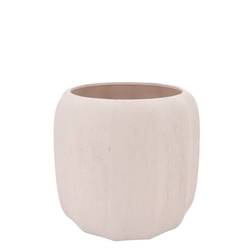 Keramik Übertopf Sidney Bleached creme 17x17x16cm