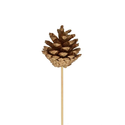 Zapfen auf Stab gold D06cm L50c