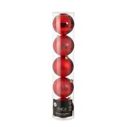 Kugel Plastik rot D15cm x5
