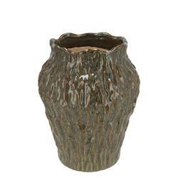 Keramik Vase Cody grün 22x22x25cm