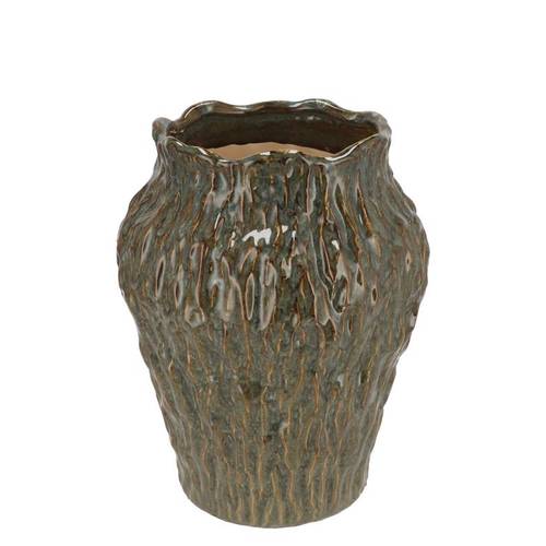 Keramik Vase Cody grün 22x22x25cm
