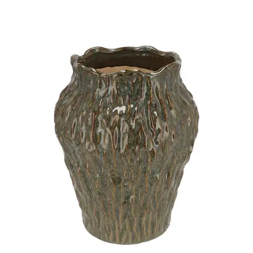 Keramik Vase Cody grün 22x22x25cm