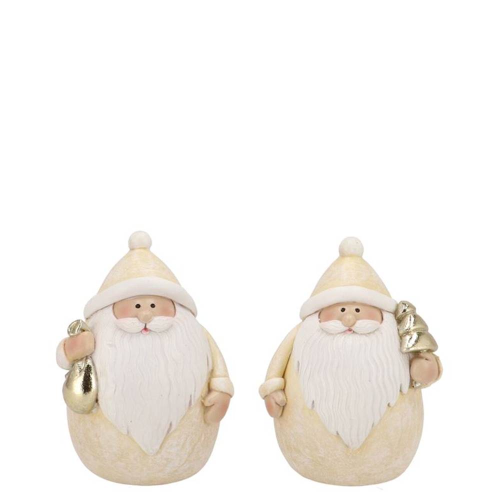 Deko Santa mix creme 07x05x10cm