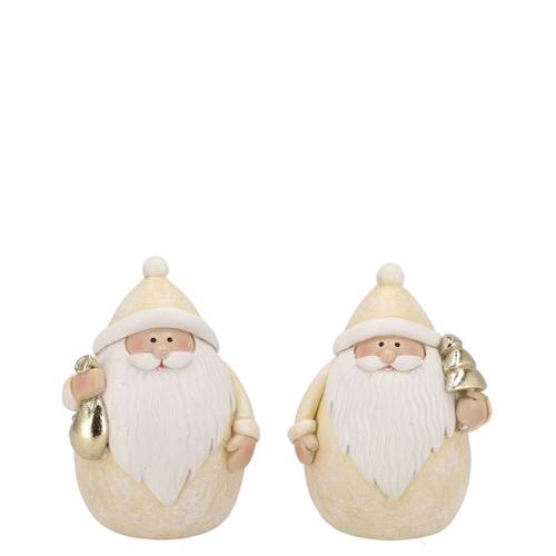 Deko Santa mix creme 07x05x10cm