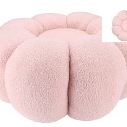 Hocker Teddy Blume rosa 65x30cm