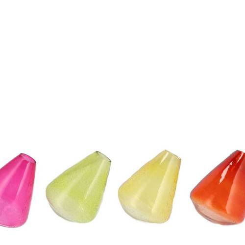 Glas Vase Delight Drop mix Dutch 15x20cm