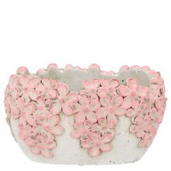 Beton Schale Dante Bloom rosa 20x12x11cm