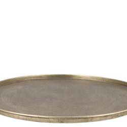 Metall Teller Kaya gold 56x02cm