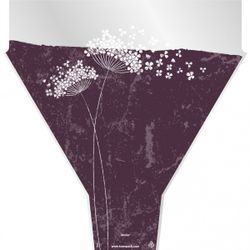 Tüte Wishes violett 50x35x10cm x50