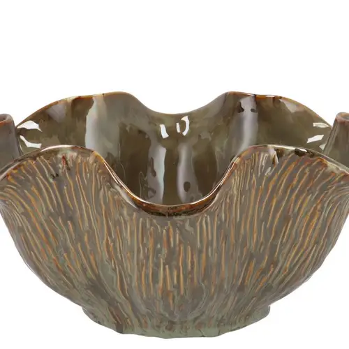 Keramik Schale Loui sand 30x30x14cm