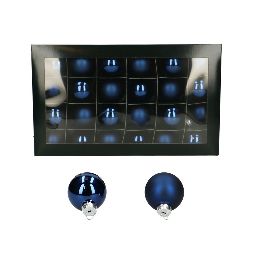 Kugel blau mix D04cm x48