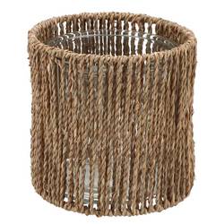 Glas Flasche Inca natur 17x17cm