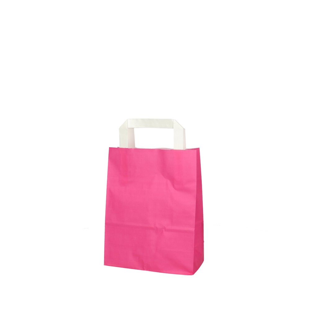 Tasche Papier rosa 18/8x23cm