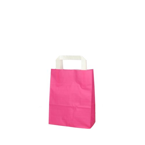 Tasche Papier rosa 18/8x23cm