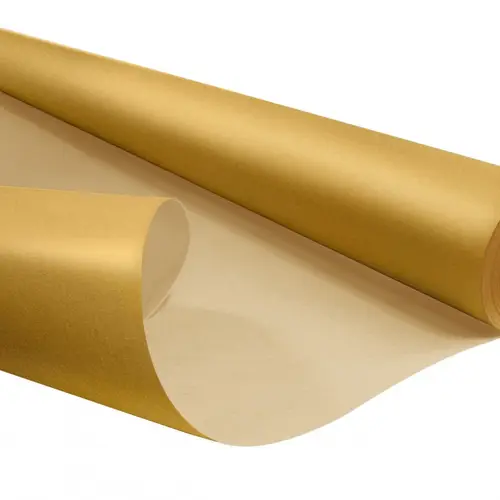 Papier Rolle 80cm braun/gold 50gr 50m