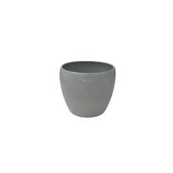 Keramik Übertopf Cemento grau D18cm H16cm