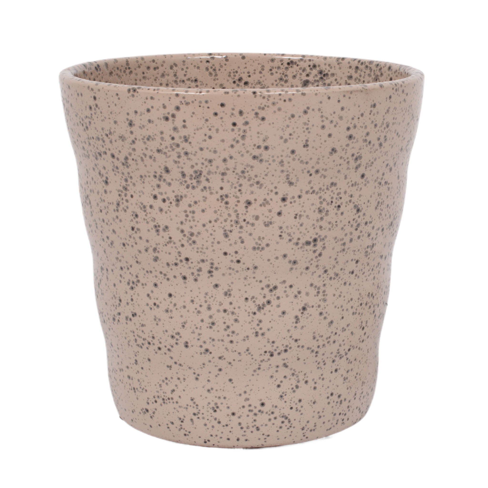 Keramik Übertopf Orchidee Dawn Pixel braun D13cm H13cm