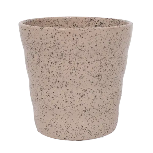 Keramik Übertopf Orchidee Dawn Pixel braun D13cm H13cm
