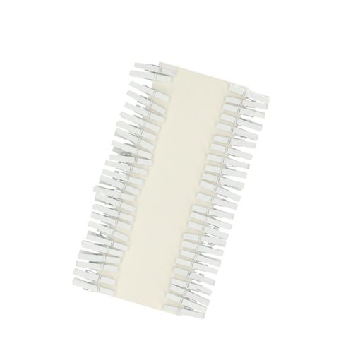 Klammer weiss 2.5cm x48