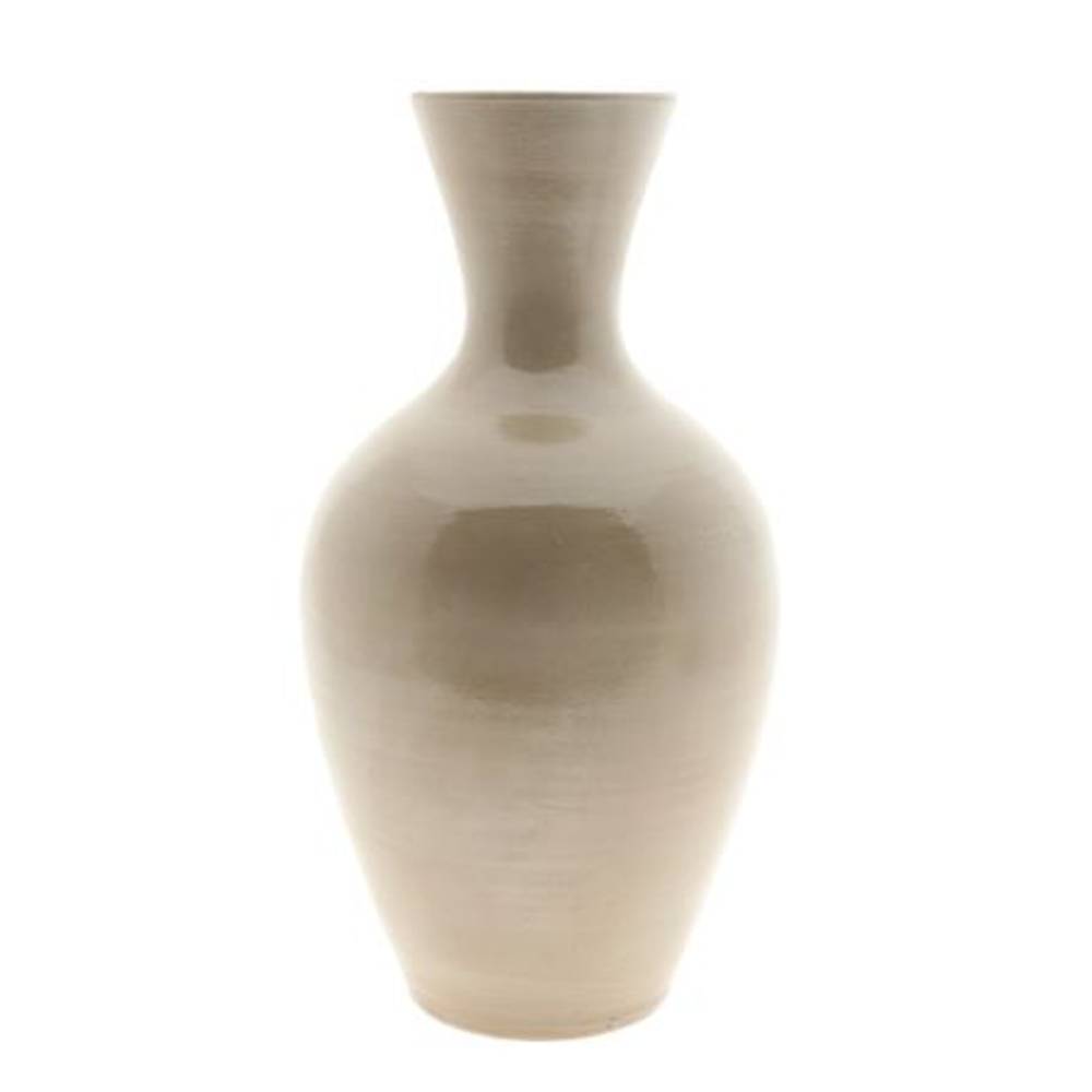 Keramik Vase Tonice taupe D27cm H50cm