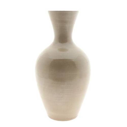 Keramik Vase Tonice taupe D27cm H50cm