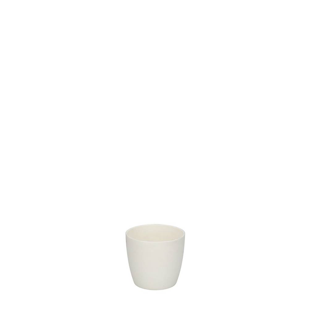 Kunststoff Übertopf Brussels weissD07cm H06cm