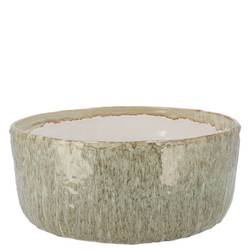 Keramik Schale Iron Stone grün 26x26x12cm