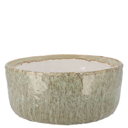 Keramik Schale Iron Stone grün 26x26x12cm