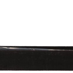 Holz Übertopf Rechteck schwarz 48x11x10cm
