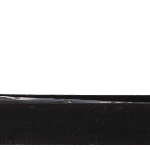 Holz Übertopf Rechteck schwarz 48x11x10cm